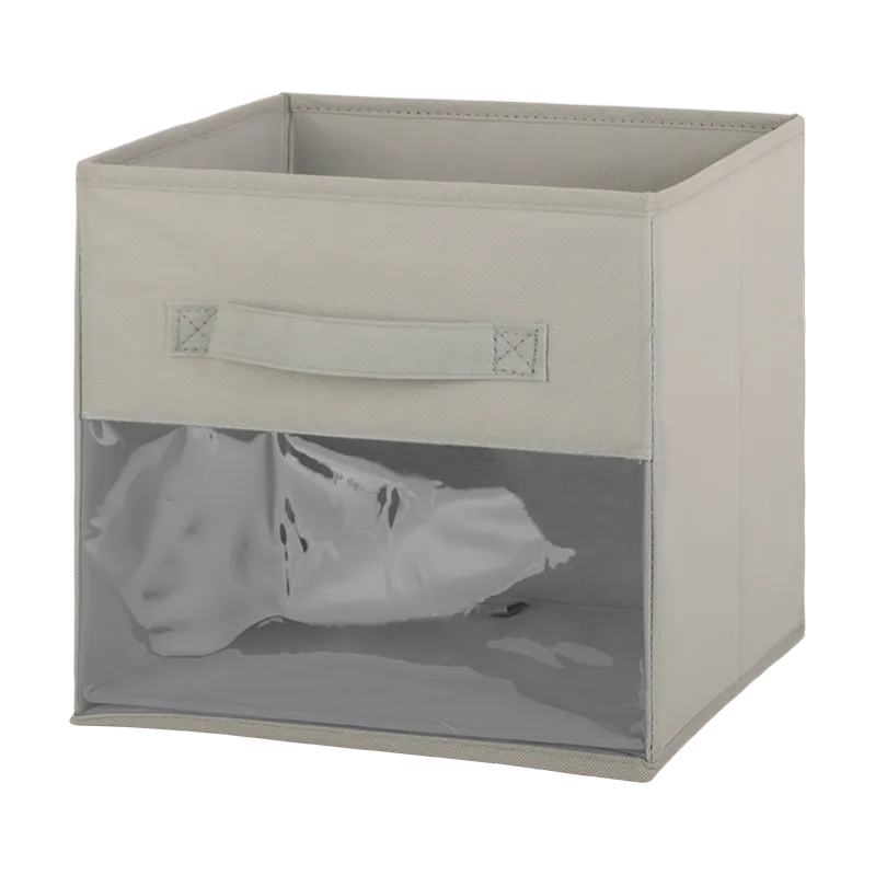 Caixa de joguines cobertes de teixits